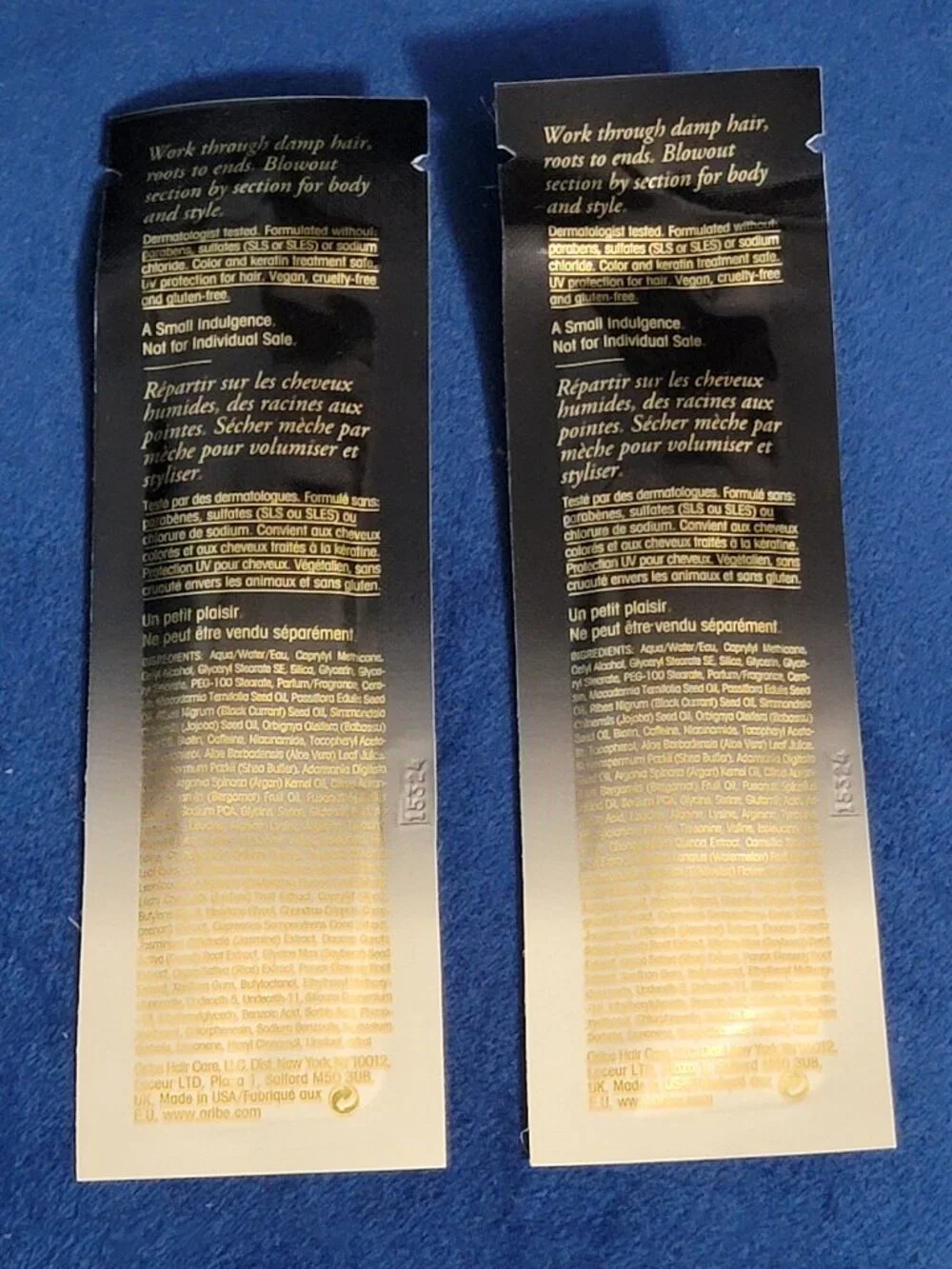 Oribe Hair Samples